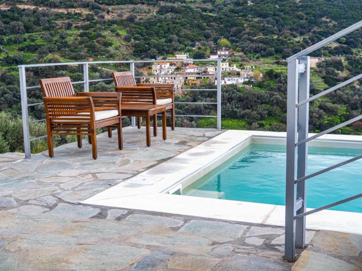 Kampos View - Quiet House At The End Of The Road, Private Pool Villa Kámbos Buitenkant foto