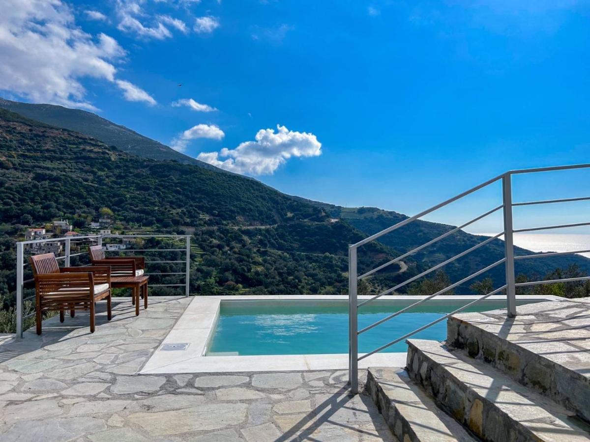 Kampos View - Quiet House At The End Of The Road, Private Pool Villa Kámbos Buitenkant foto